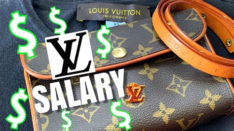 how much do lv sales associates make|louis vuitton salary 2022.